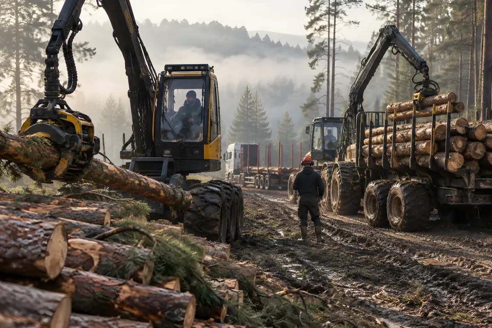 Gaia — Exploitation forestière et transport