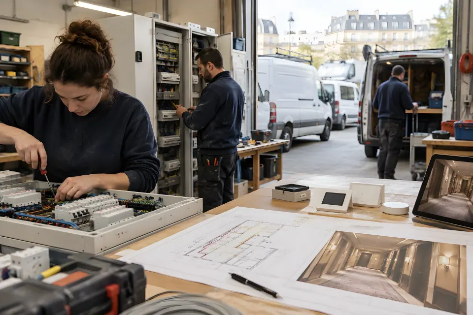 Projet Volt — Électricité et courant faible haut de gamme