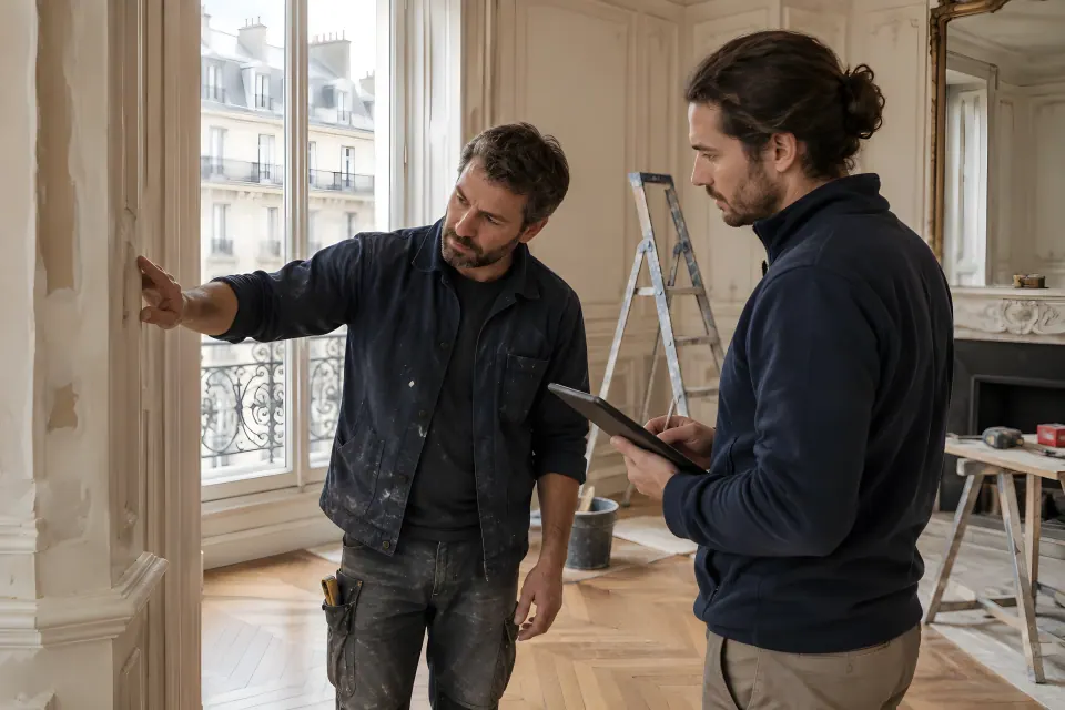 Second-œuvre Haussmann — Rénovation tous corps d’état en Île-de-France